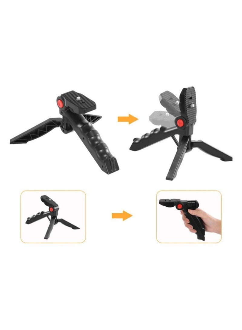 Tripod Holder, Video Kit Accessories, Table Tripod Phone Holder, Microphone LED Video Light Remote Shutter, for Phone Video Recording, for YouTube, for Vlog - Image 2