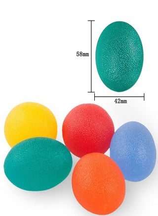 Hand Grip Strength Trainer, Stress Ball for Adults and Kids, Hand Therapy Ball Squishy Stress Relief Balls, Squeeze Balls Hand Exercise Tool Pack of 5 Squeeze Balls - view 2