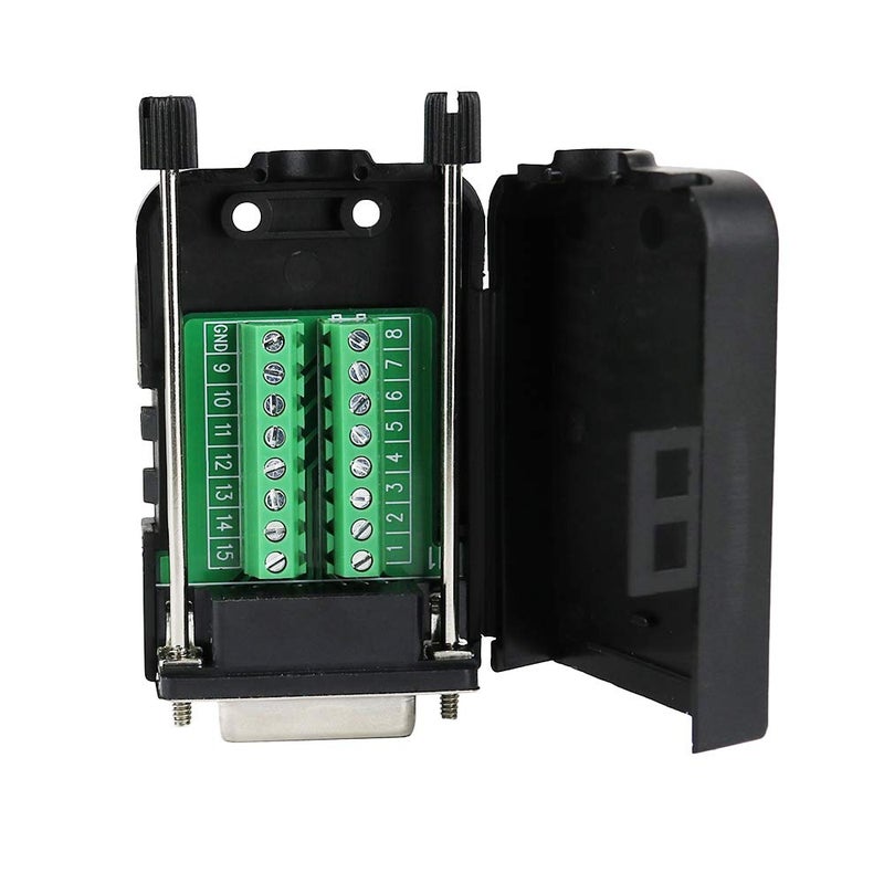 Twinkle Bay D-SUB DB15 Female 15 Pin Jack Port to Terminal Breakout Board Connector with Case - Image 2
