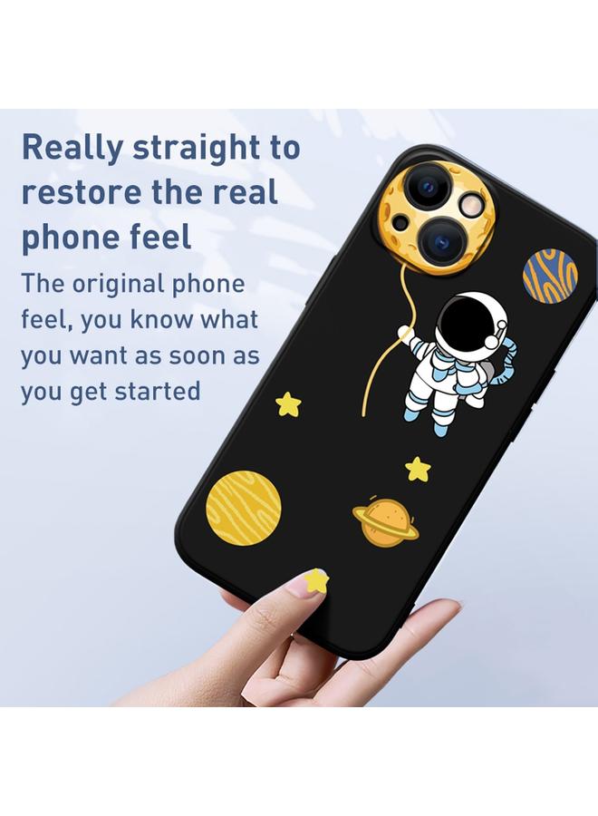 Zaboon Case For iPhone 12 Hug Moon Astronaut Pattern TPU Phone Case - Image 5