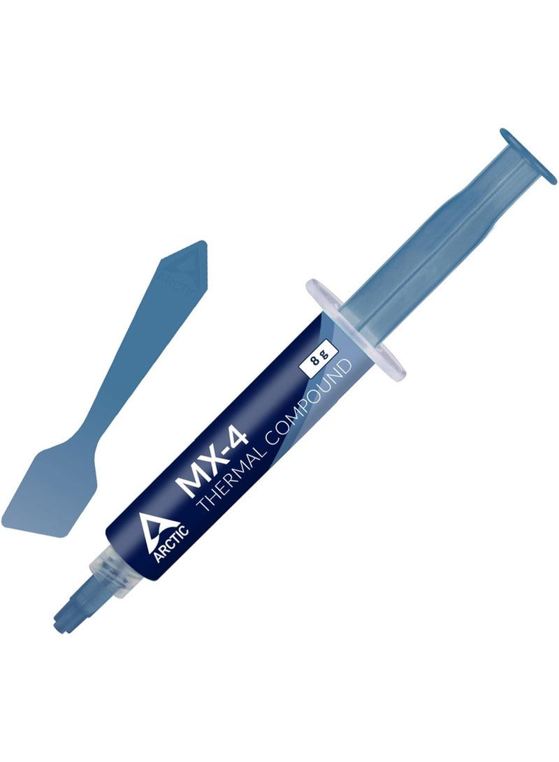 ARCTIC MX-4 (, 8 g) - Premium Performance Thermal Paste for all processors (CPU, GPU - PC, PS4, XBOX), very high thermal conductivity, long durability, safe application, non-conductive - Image 1