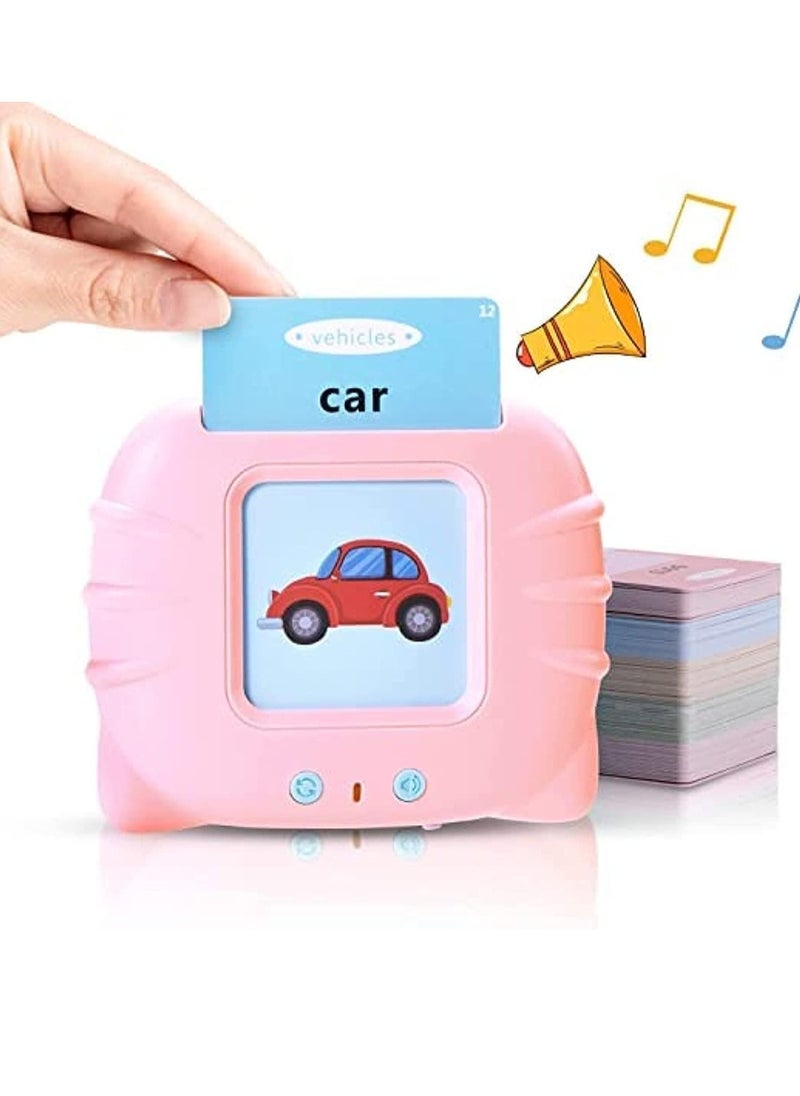 Bilingual Arabic English Learning Cards Machine,112 Talking Flash Cards with 224 Words Learning Toys for Boys and Girls  - Image 1