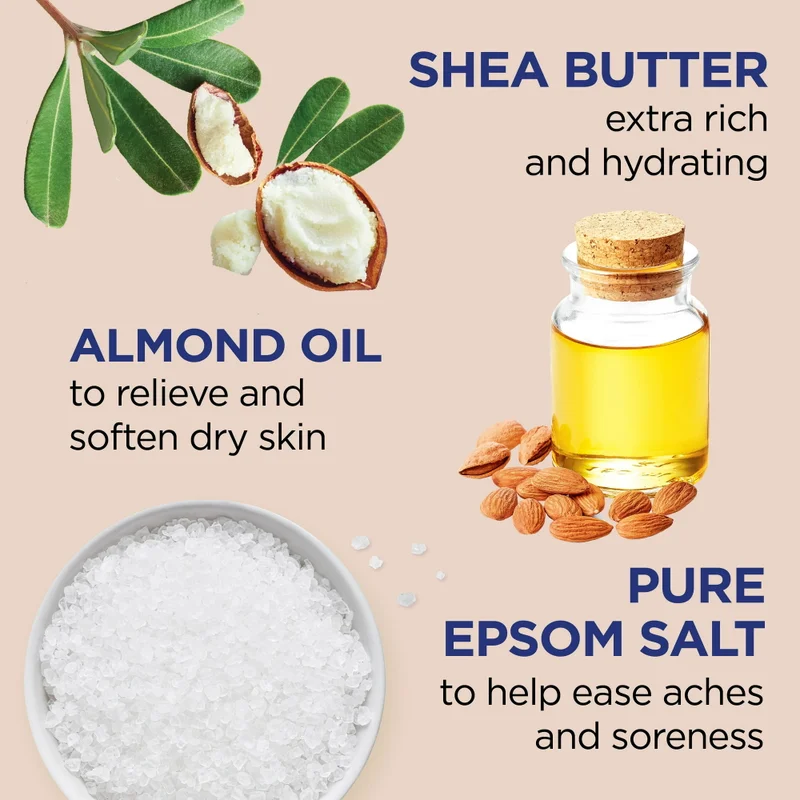 Dr Teal's Dr Teal's Epsom Bath Salt - Shea Butter & Almond Oil 1.36Kg 1360ml