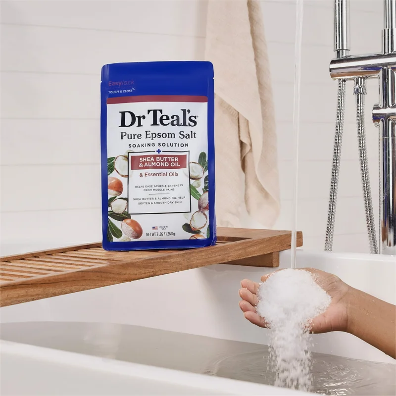 Dr Teal's Dr Teal's Epsom Bath Salt - Shea Butter & Almond Oil 1.36Kg 1360ml