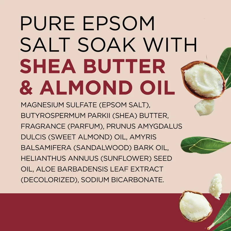 Dr Teal's Dr Teal's Epsom Bath Salt - Shea Butter & Almond Oil 1.36Kg 1360ml