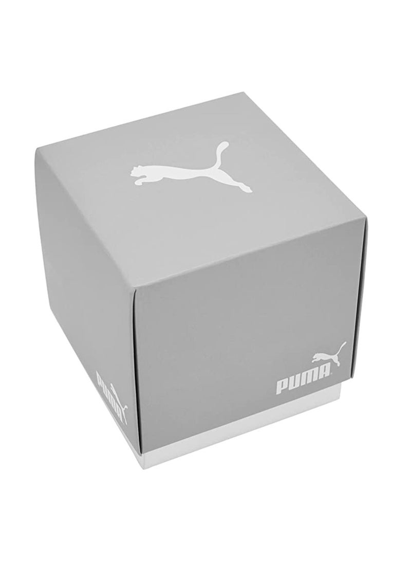 PUMA Reset V1 Analog Quartz Watch for Women With Silver & Black Nylon Band -3 ATM - PU P1022 - Image 4