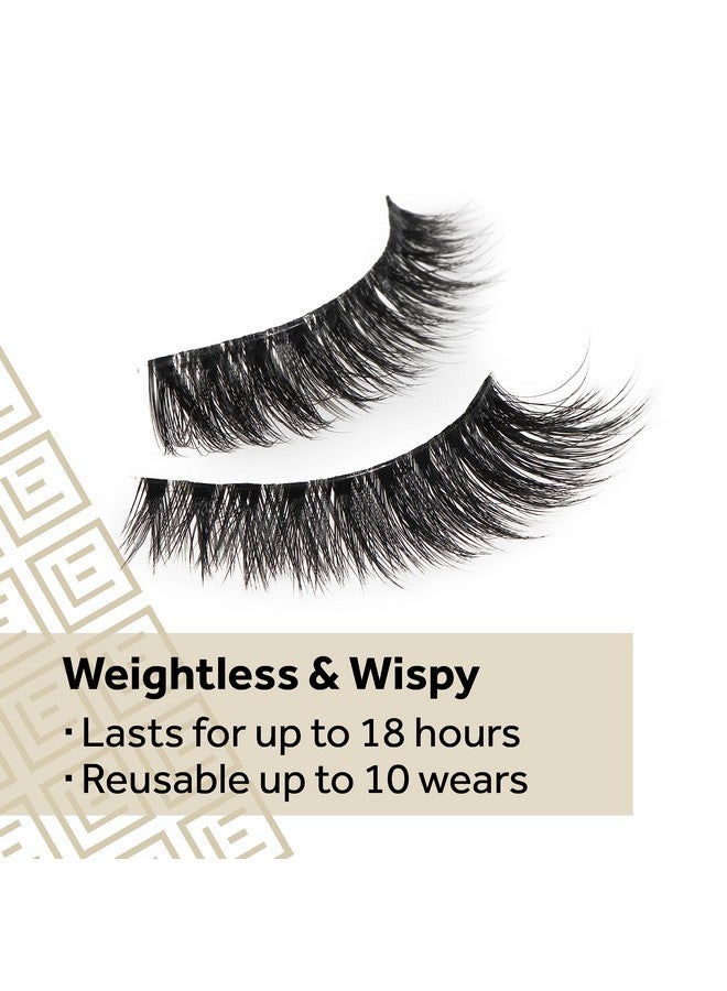 EYLURE False Lashes Luxe Cashmere No. 6 With Adhesive Included 1 Pair - Image 5