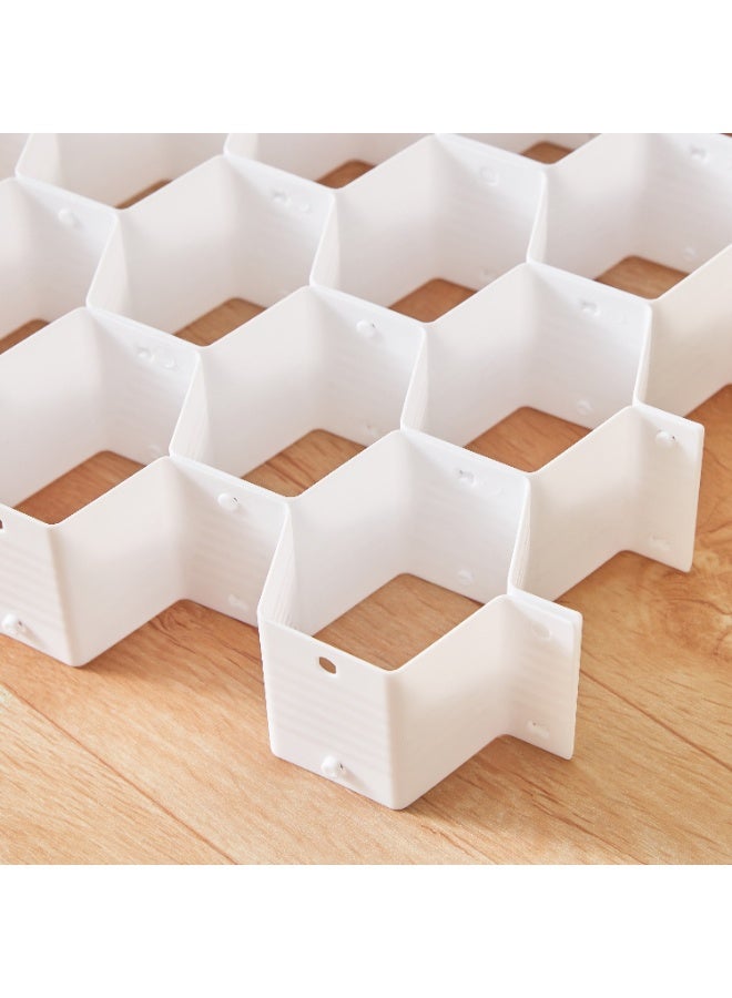 هوم بوكس منظم أدراج خلية النحل – فواصل قابلة للتعديل لتوفير المساحة في الأدراج - Image 3