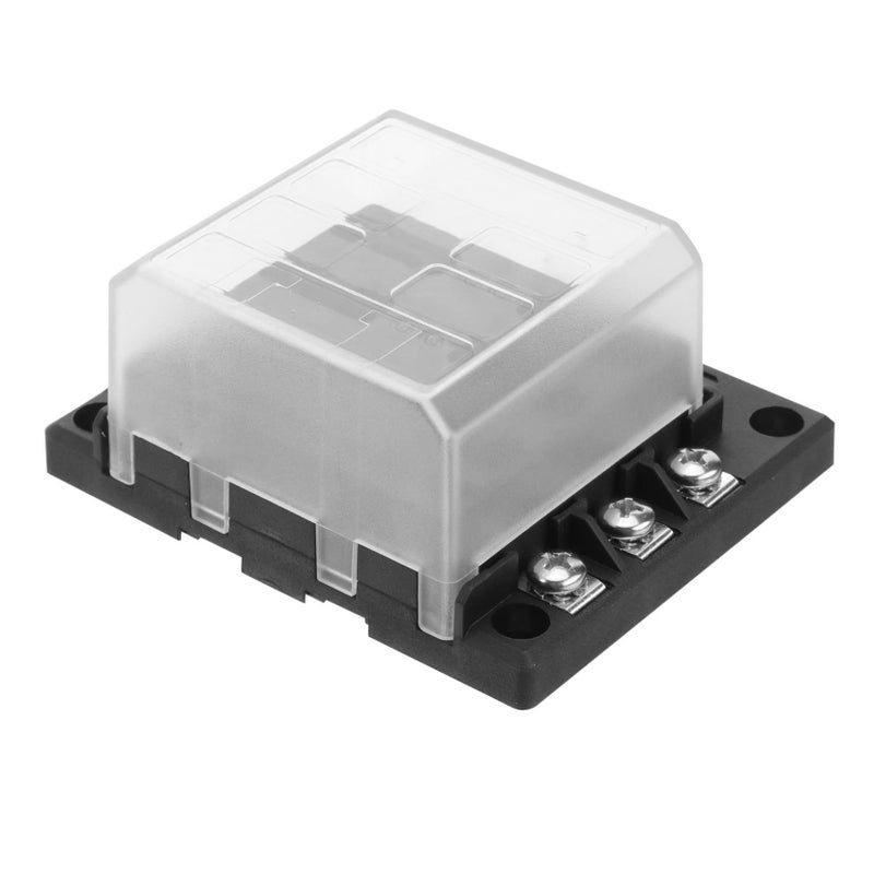 6 Way Car Fuse Box Holder with LED Indicator Waterproof Distribution Block for Automotive RV Boat - Image 2