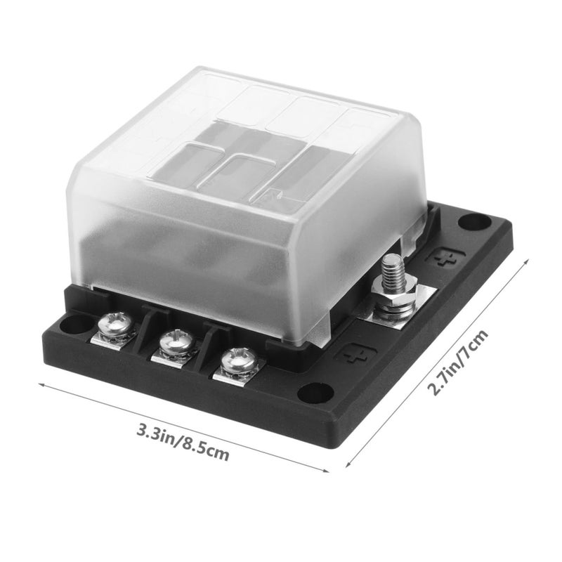 6 Way Car Fuse Box Holder with LED Indicator Waterproof Distribution Block for Automotive RV Boat - Image 3