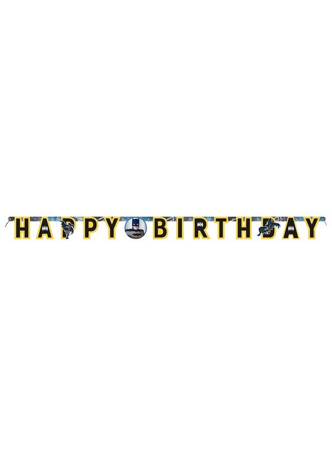 Unique Batman Birthday Jointed Banner 5.25 Ft ; Multicolor ; 1 Pc - Image 2