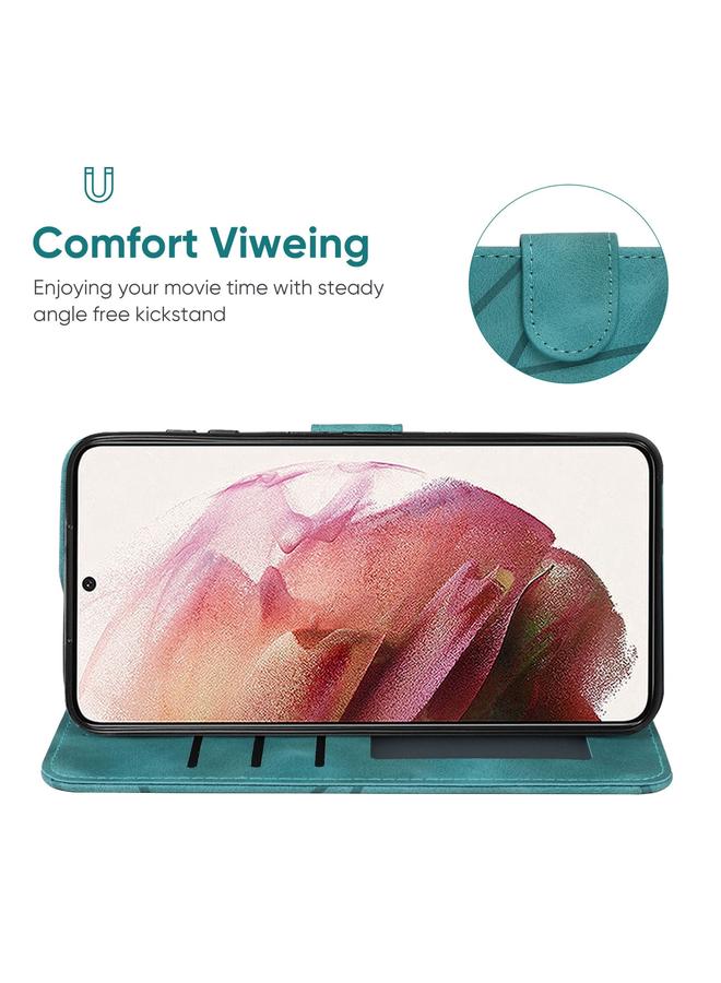 اس-توب جراب لهاتف Samsung Galaxy S21+ 5G، جراب هاتف جلدي بخطوط هندسية - Image 4