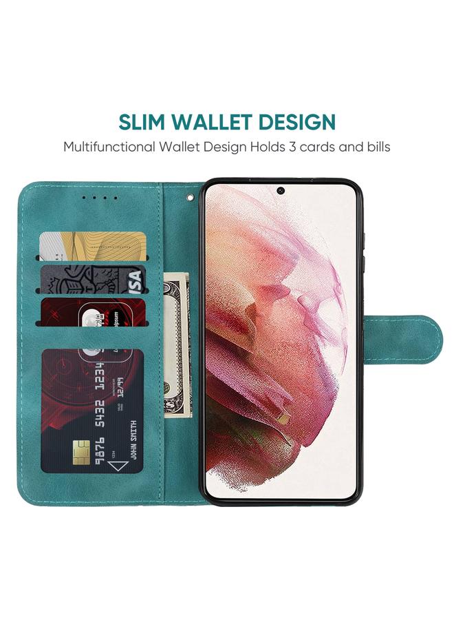 اس-توب جراب لهاتف Samsung Galaxy S21+ 5G، جراب هاتف جلدي بخطوط هندسية - Image 3