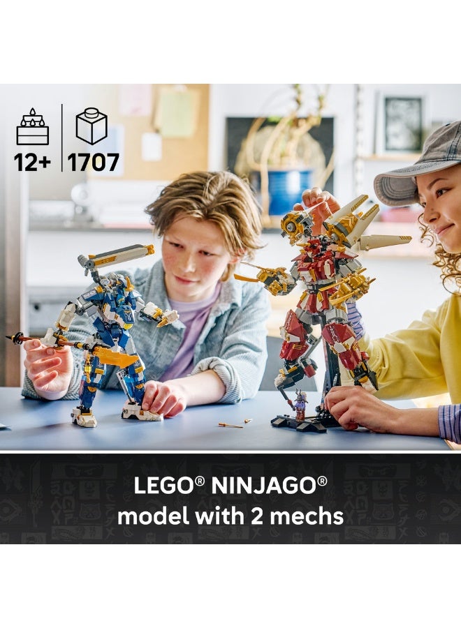 LEGO NINJAGO The Twin Titan Mechs Action Figures Set 71870 (Age 12+, 1707 Pieces) - Image 2