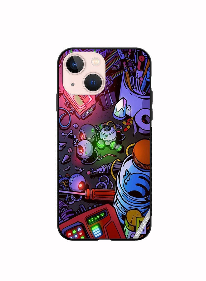 VR CREATIVE Protective Case Cover For Apple iPhone 13 Electirc Devices Design Multicolour - Image 1