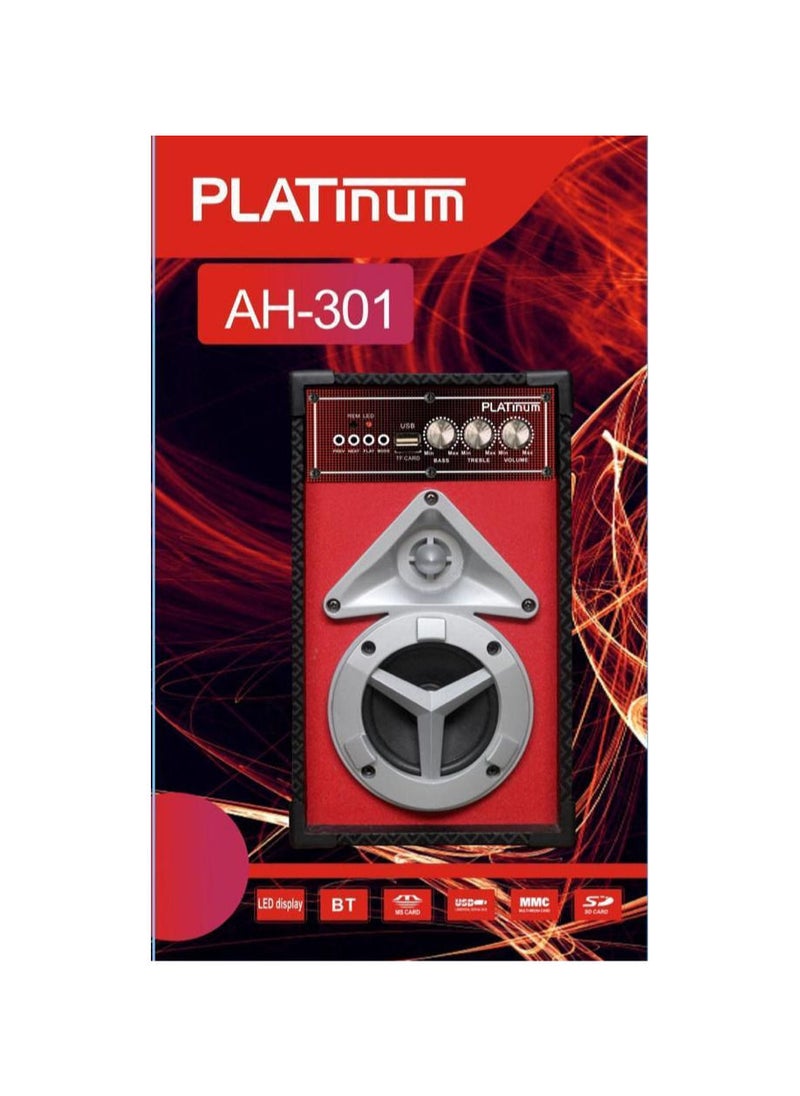 Platinum - Platinum Subwoofer with Bluetooth - Memory Card port - USB port And Remote Model AH-301 - Image 1