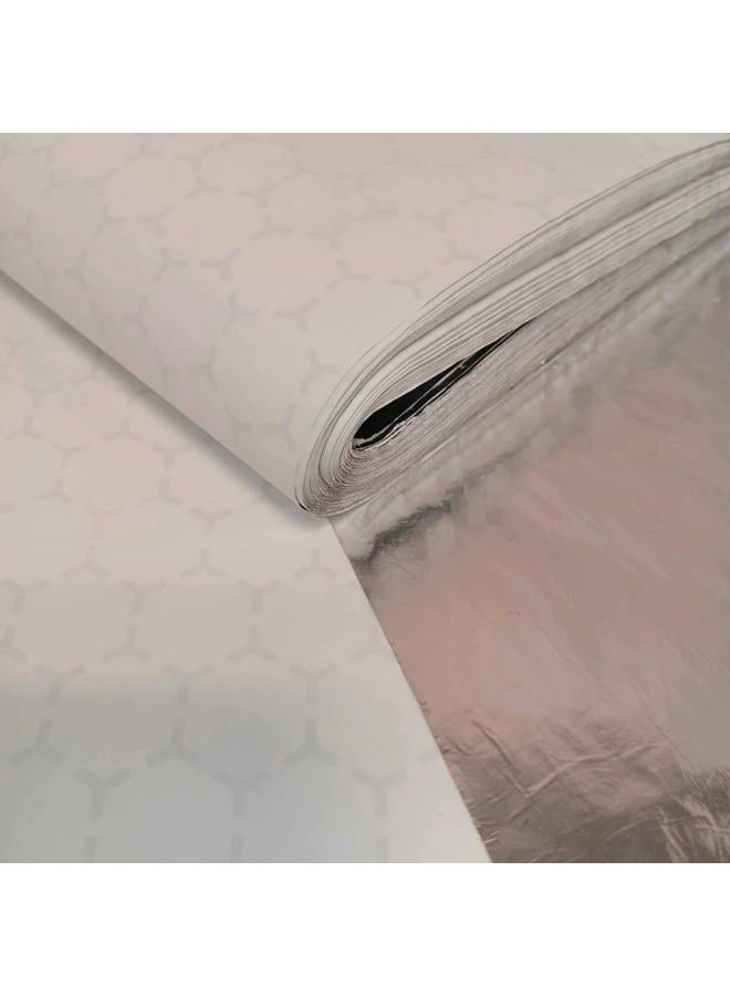 Oasis Supply , Pre-Cut Insulated Foil Sandwich Wrap Sheets - Grease-Resistant, for Hot Food Items,100 Count, 10 3/4" x 14" - Image 2
