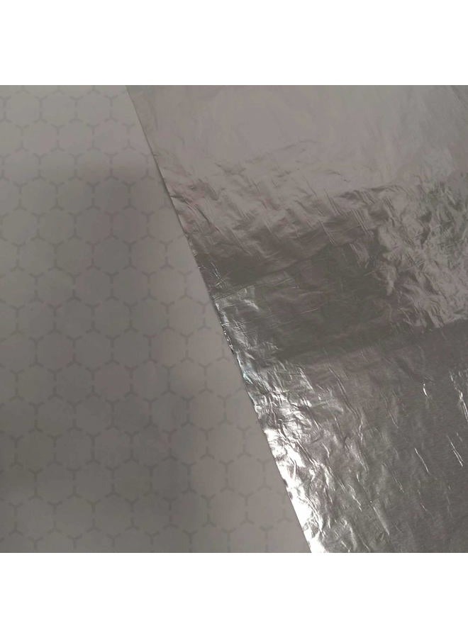 Oasis Supply , Pre-Cut Insulated Foil Sandwich Wrap Sheets - Grease-Resistant, for Hot Food Items,100 Count, 10 3/4" x 14" - Image 3