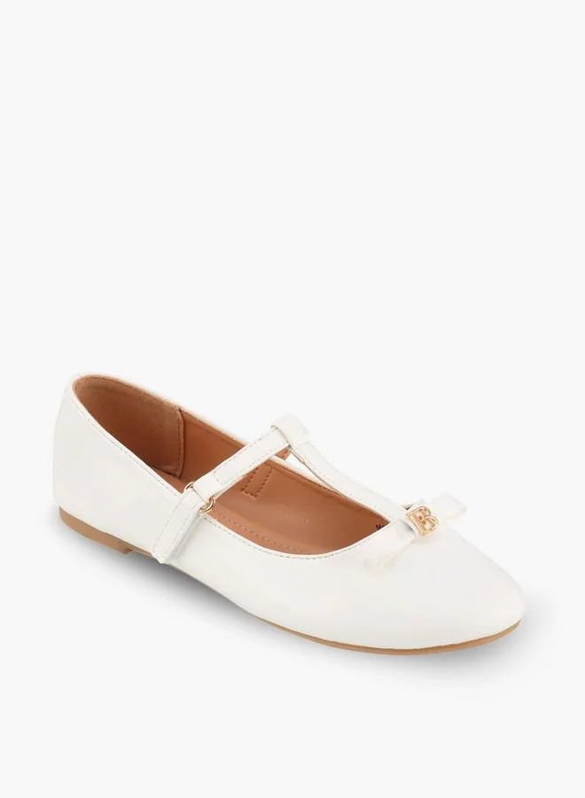 Flora Bella By Shoexpress Girls Bow Accent Mary Jane Shoes