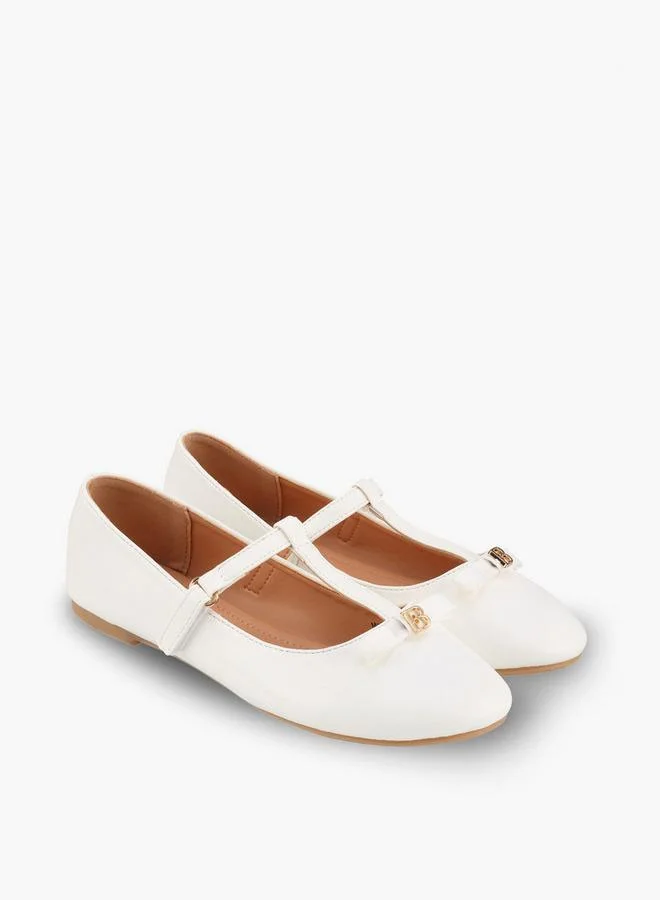 Flora Bella By Shoexpress Girls Bow Accent Mary Jane Shoes