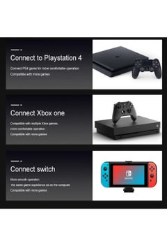 Y&D Mouse Keyboard Converter, TYPE-C USB and LED Adapter, Converter for PS4, Xbox One, 360, Nintendo Switch, PS3(Black)  - Image 4