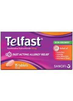 TELFAST Telfast 120 mg 15 Tablets  - Image 5