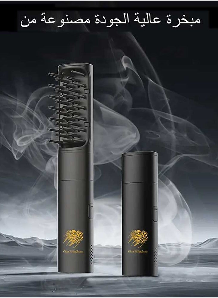 Oud Bakhoan Upgraded Mini Comb Incense Bakhoor Burner Portable Electric Incense Burner with Lock Feature  - Image 5