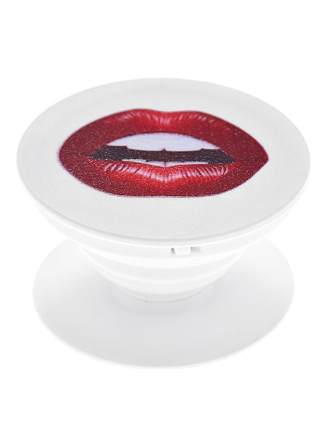 NIBEMINENT Universal Cute Printed Expanding Phone Grip Holder White  - Image 1