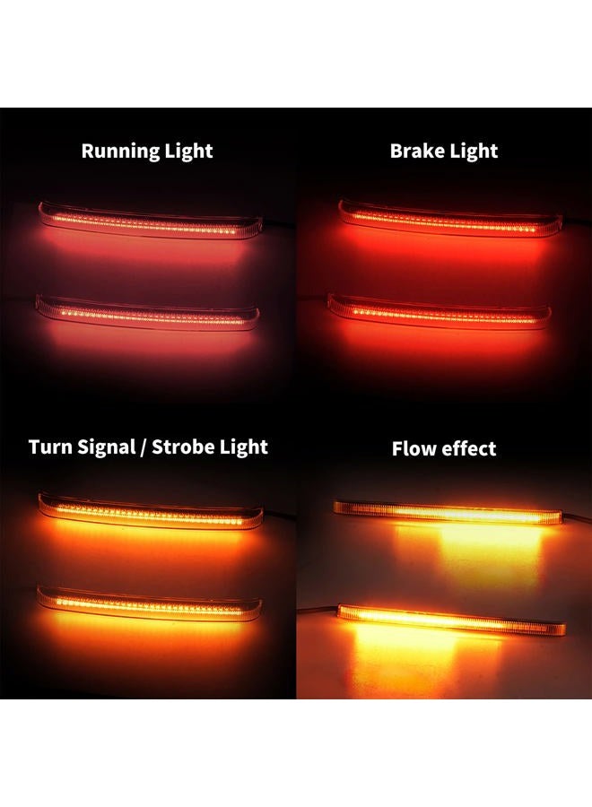HDBUBALUS مصباح إشارة انعطاف LED خلفي مع ضوء فرامل متتابع يناسب دراجات هارلي تورينغ ستريت غايد رود غايد رود كينغ إليكترا غلايد ألترا ليمتد 2014-2022 - Image 5