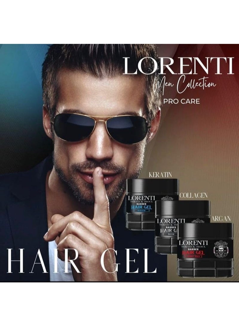 لورنتي جل تصفيف الشعر للرجال من لورينتي طوكيو وسيول، بيوتين، 500 مل، جل تصفيف الشعر للرجال، قوي التحمل - Image 4