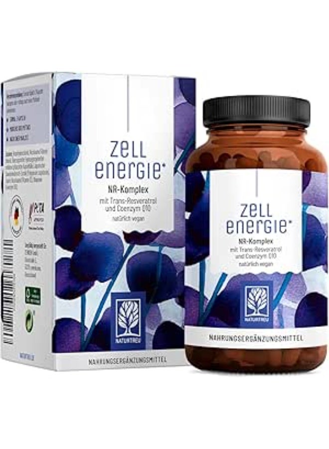 Naturtreu Cell energy ZELL ENERGIE NAD+ Factor - with Nicotinamide Ribosides 300 mg ,support energy metabolism ,Made in Germany - 90 Capsules - Image 1