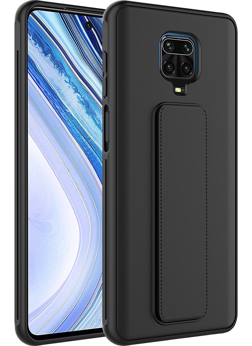 Techno Face - Xiaomi Redmi Note 9 Pro Case Qstand Cover-Stand Cover-Case - Image 1