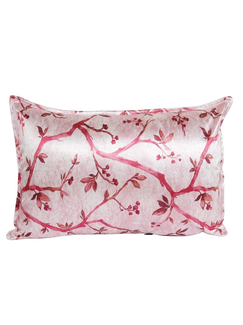 The Conversion Set of 2 Decorative sham/Baby/Rectangle Premium Pure Mercerized Satin Finish Pink Color, 2 pc Baby Pillow Cover - 12"x18" - Image 5