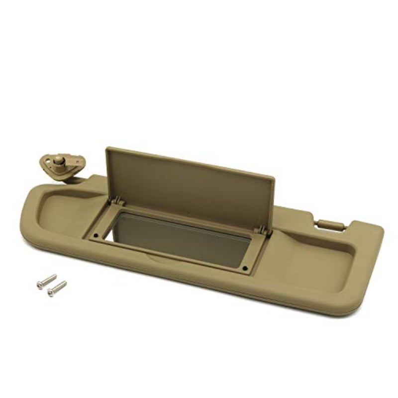 Beige Left Driver Side Sun Visor for Honda Civic 2006 2007 2008 2009 2010 2011 EX LX Sedan SI Coupe 83280-SNA-A01ZA - Image 5