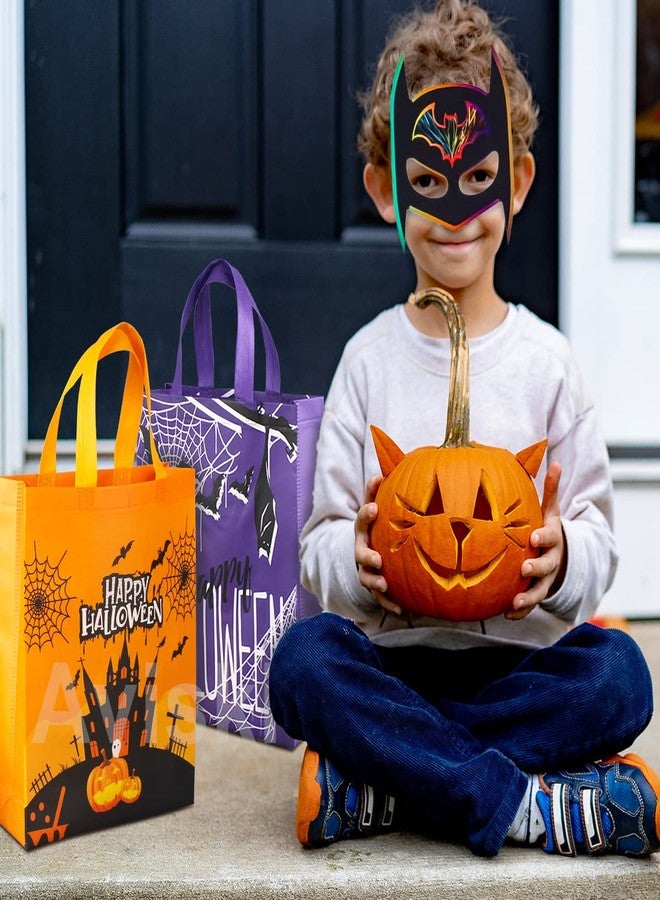 Aviski 6PCS Halloween Trick or Treat Bags, Non-Woven Large Gift Tote Bags with Handles for Gifts Wrapping, Party Supplies, 15 * 11.8 * 3.9inch - Image 5