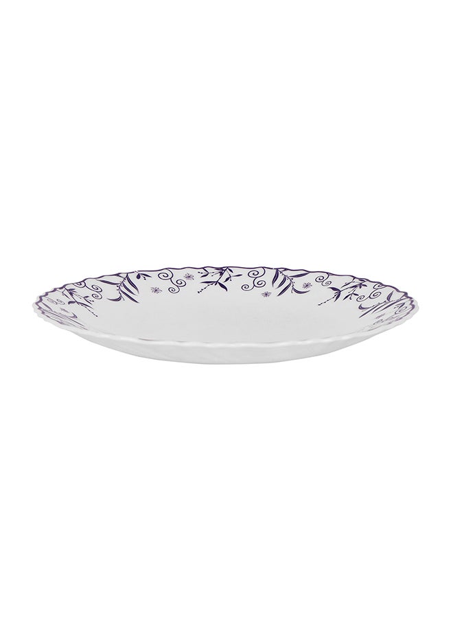 Royalford 7.5" Opalware Dessert Plate- RF12233| Premium-Quality, Light-Weight and Food-Grade Plate, Elegant and Durable| Dishwasher and Microwave Safe, Perfect for Serving Desserts Like Cake, Ice Cream, Pie, Etc. | White - Image 3
