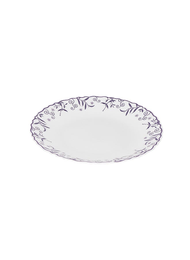 Royalford 7.5" Opalware Dessert Plate- RF12233| Premium-Quality, Light-Weight and Food-Grade Plate, Elegant and Durable| Dishwasher and Microwave Safe, Perfect for Serving Desserts Like Cake, Ice Cream, Pie, Etc. | White - Image 4