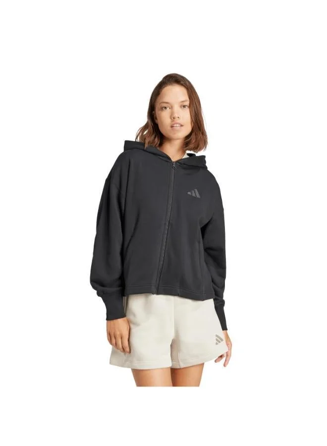 Adidas ALL SZN French Terry Loose Full-Zip Hoodie