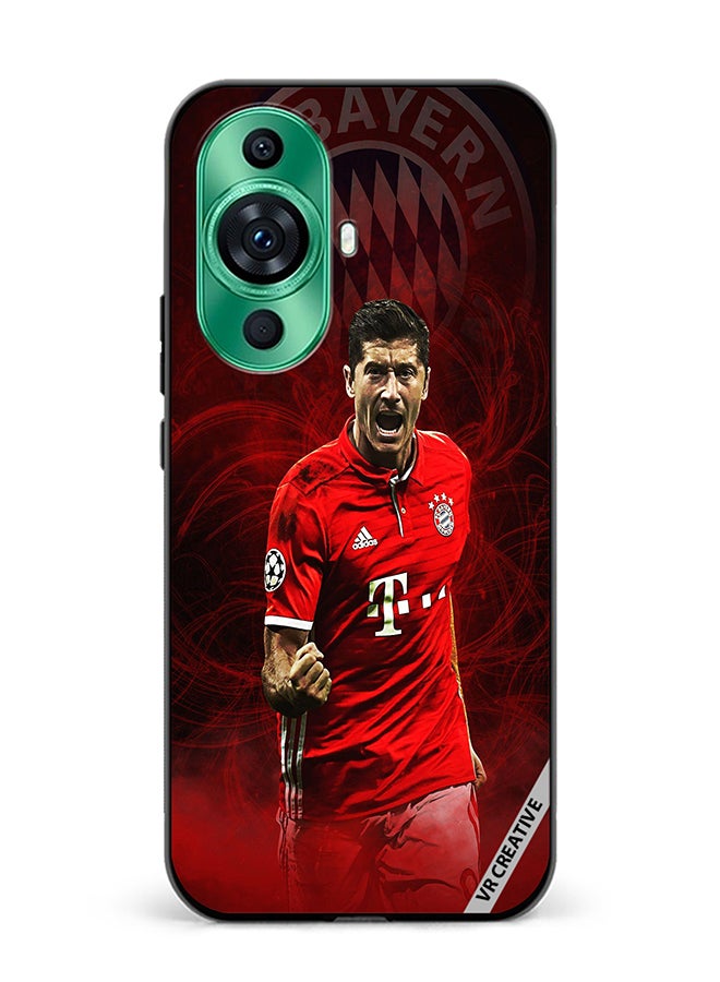 VR CREATIVE Protective Case Cover For Huawei nova 11 Pro Lewandowski Design Multicolour - Image 1