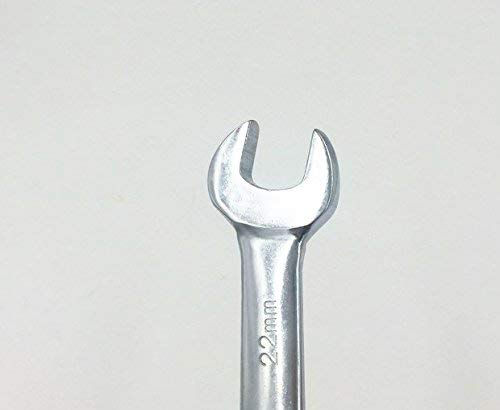 FORSUN 2 in 1 Scaffolding Podger Ratchet Wrench Site Ratcheting Socket Spanner Tool 19mm/22mm Silver - Image 3
