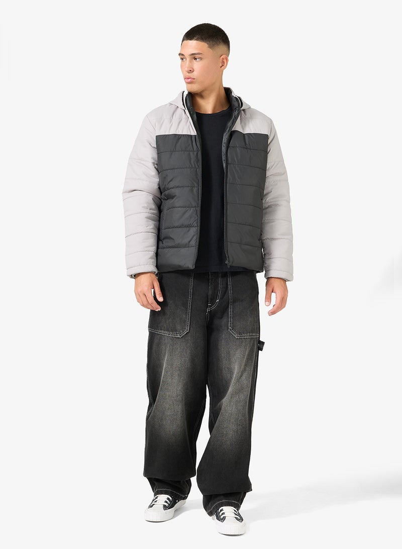 سفنتي فايف جاكيت منتفخ بغطاء رأس - Image 4