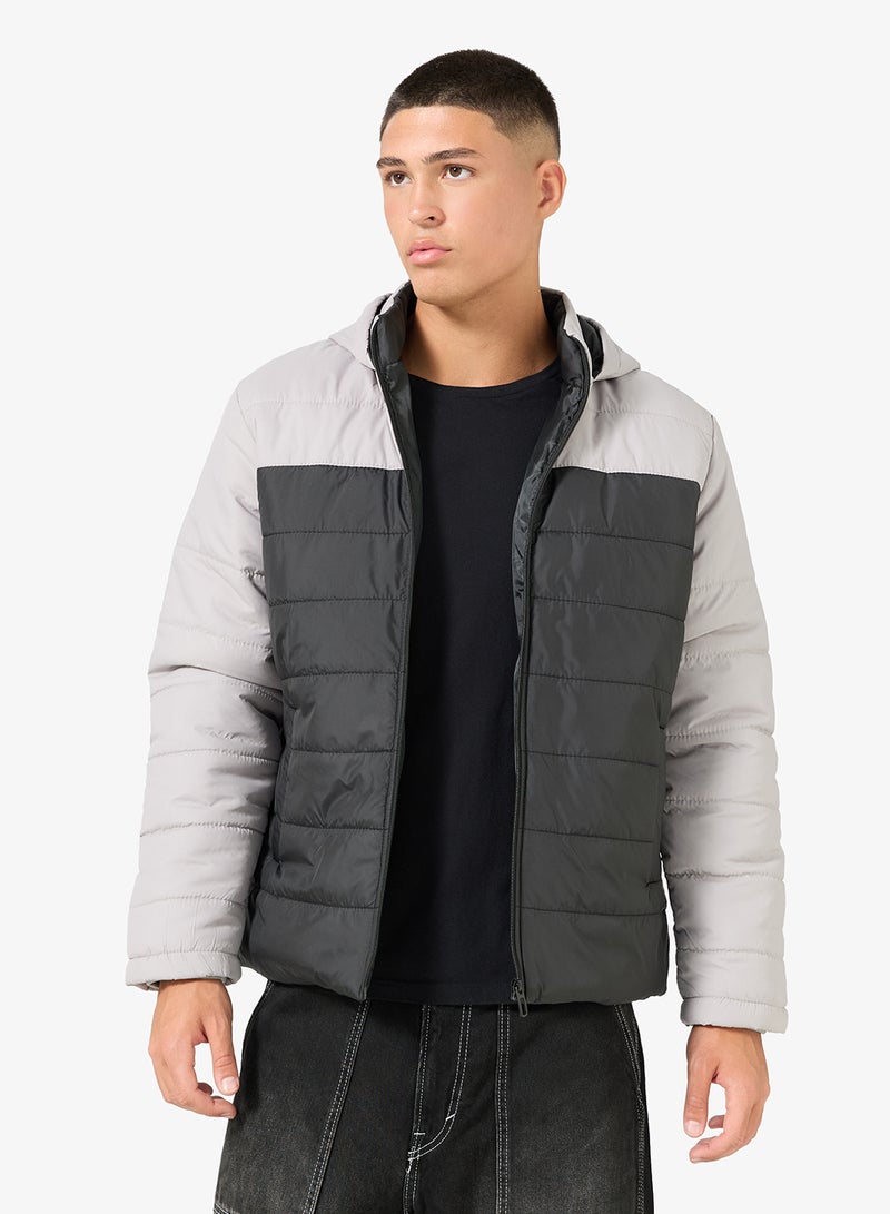 سفنتي فايف جاكيت منتفخ بغطاء رأس - Image 1