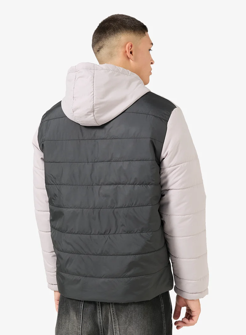 سفنتي فايف جاكيت منتفخ بغطاء رأس