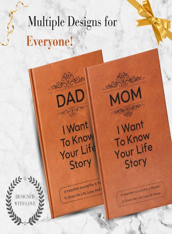 XKFCFC Parents I Want to Know Your Life Story Journal (Hardcover): Gifts for mom and dad - Family Memory Journal Perfect for Birthday, Thanksgiving Day, Mothers Day & Fathers Day & Christmas - Image 2