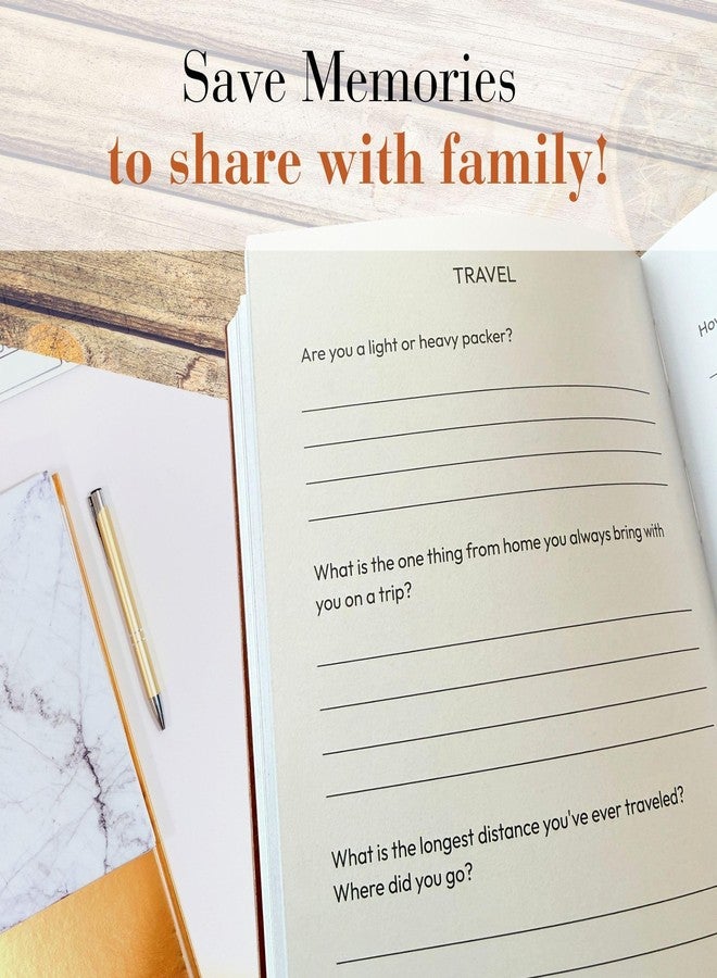 XKFCFC Parents I Want to Know Your Life Story Journal (Hardcover): Gifts for mom and dad - Family Memory Journal Perfect for Birthday, Thanksgiving Day, Mothers Day & Fathers Day & Christmas - Image 3