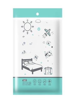 Generic 2 Packs Disposable Bed Sheet Four-piece Set with Double Pillowcases Hotel Supplies Bedding Set Disposable Bed Sheet Cover 
