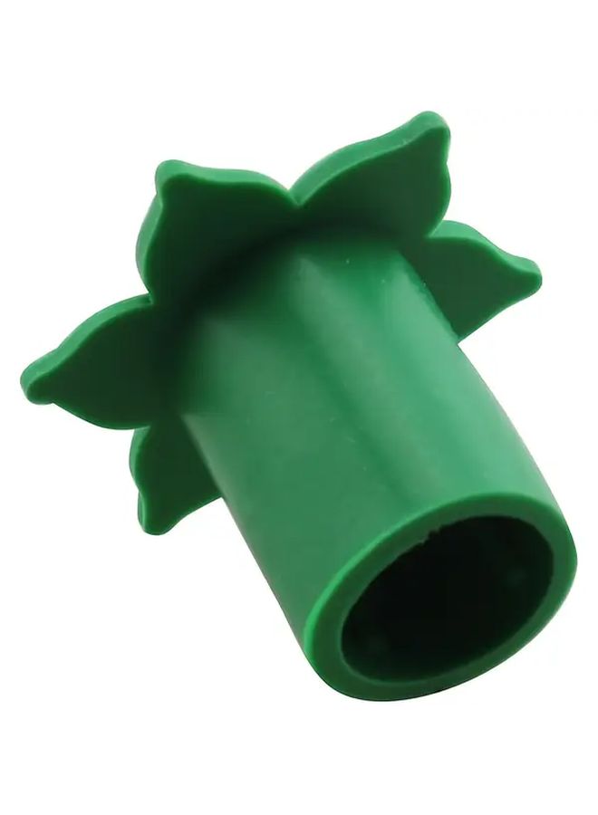 10 Pcs Green Plastic Mushroom Rebar Safety Caps Screw On For Garden Canes Stakes - Image 2