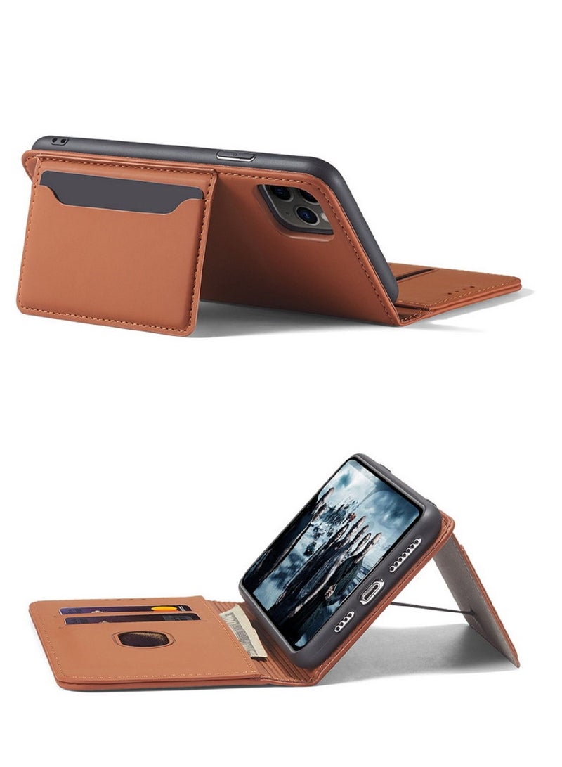 Loquat Suitable For iPhone Clamshell Type Solid Color Phone Case - Image 2