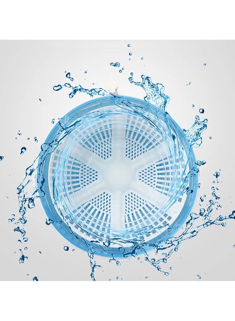 ارواق 2 في 1 المحمولة طوي غسالة مجفف دليل الملابس الداخلية الصغيرة جورب المدمجة تدور صندوق تخزين متعدد الوظائف دلو للماء - Image 3