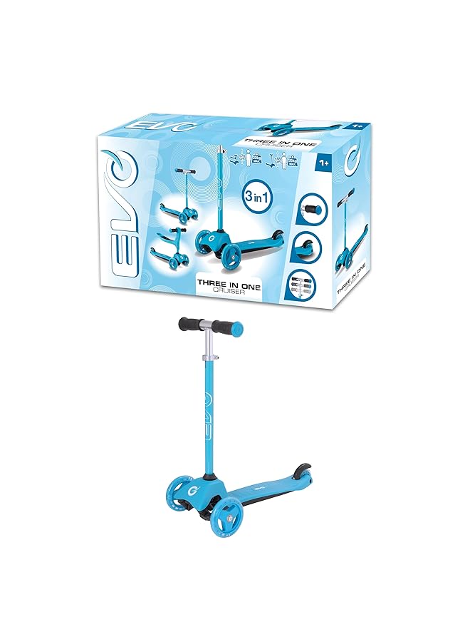 إيفو سكوتر كروزر 3 في 1 باللون الأزرق المخضر - Image 2